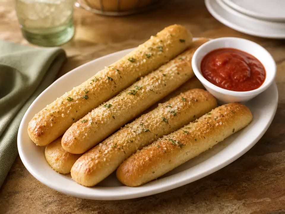 Original editorial rendering of Breadsticks (V) for the appetizers menu reference