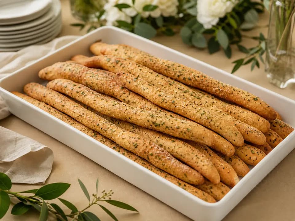 Original editorial rendering of Breadsticks for the catering menu reference