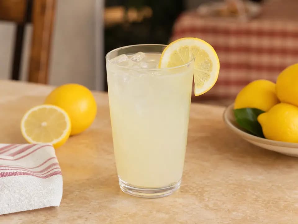 Original editorial rendering of Classic Lemonade for the drinks menu reference