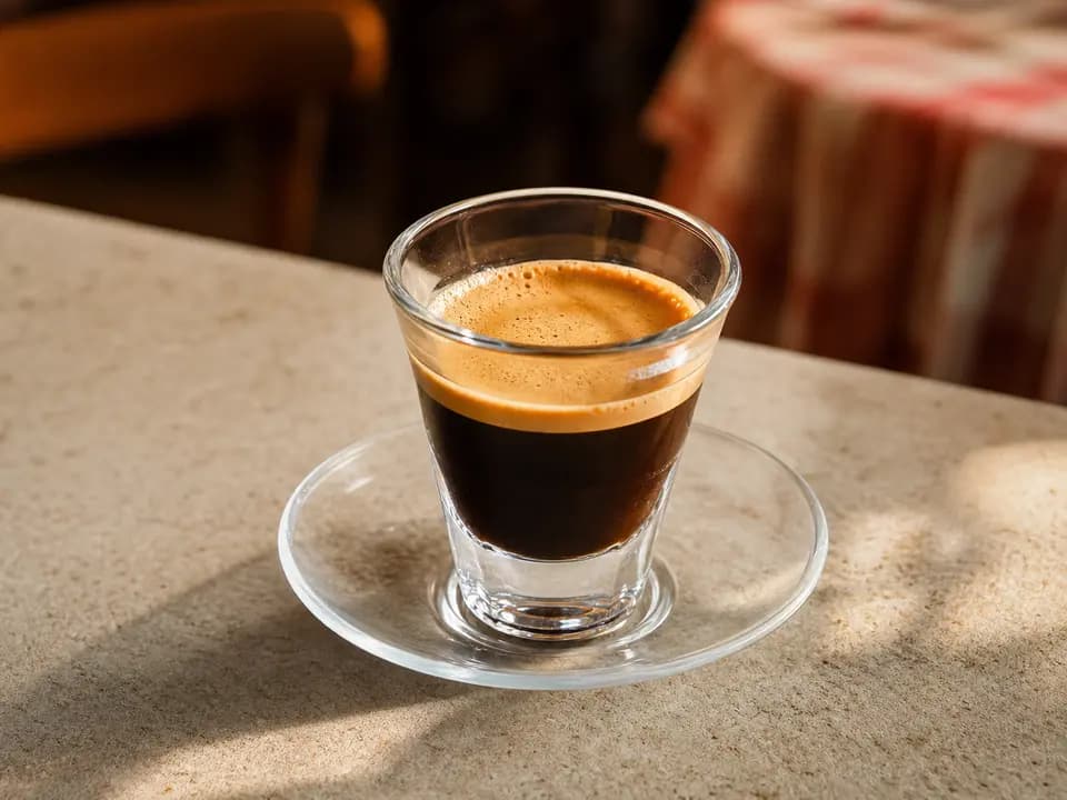 Original editorial rendering of Lavazza Espresso for the drinks menu reference