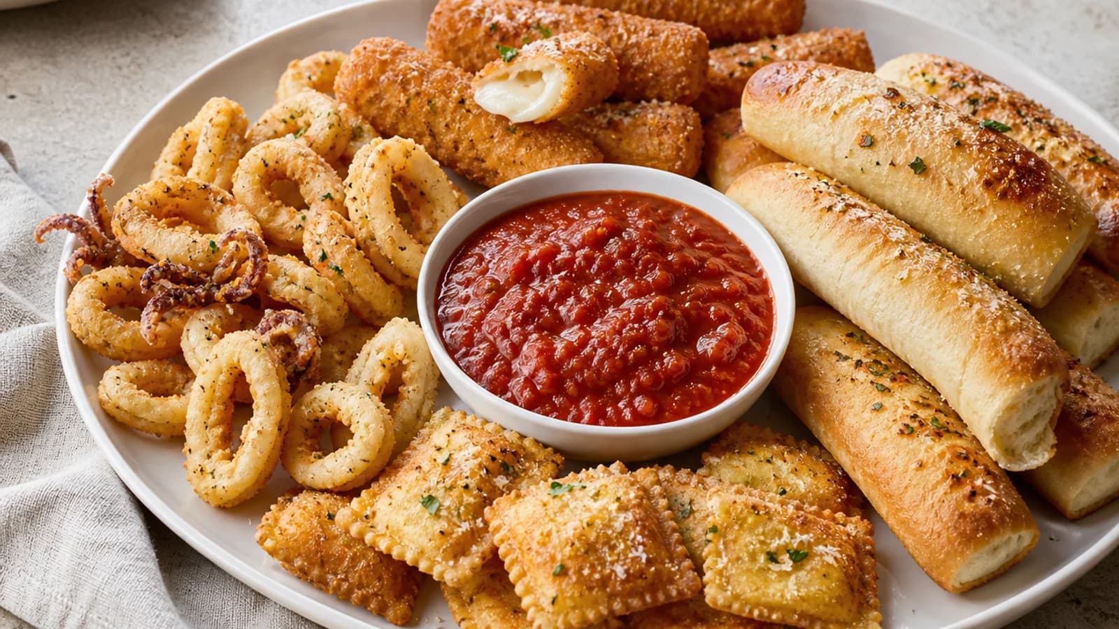 A warm table of shareable Italian-American appetizers